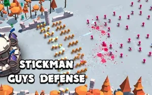 Stickman Guys Defense - stickman game, play online free, no download