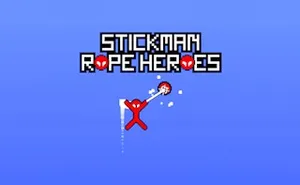 Stickman Rope Heroes - adventure game, play online free, no download
