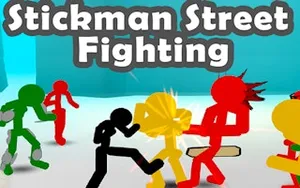 Stickman Street Fighting 3D - fighting game, play online free, no download