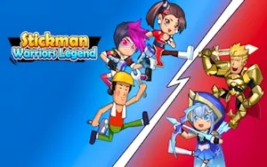 Stickman Warriors - fighting game, play online free, no download