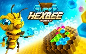Super Hexbee Merger - match-3 game, play online free, no download