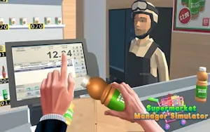 Supermarket Manager Simulator - simulation game, play online free, no download