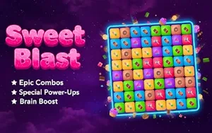 Sweet Blast - match-3 game, play online free, no download