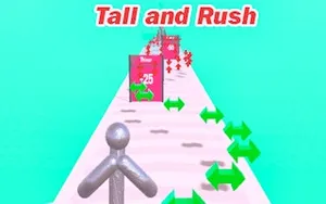 Tall and Rush - arcade game, play online free, no download