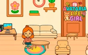 TB Avataria Life Girl - simulation game, play online free, no download