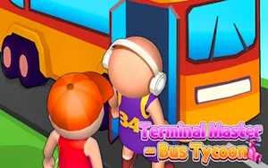 Terminal Master - Bus Tycoon - simulation game, play online free, no download