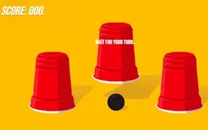 Three Cups Game - memory game, play online free, no download