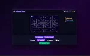 Ultimate Maze - puzzle game, play online free, no download