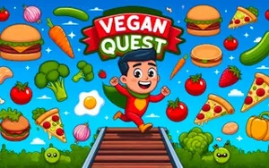 Vegan Quest - arcade game, play online free, no download
