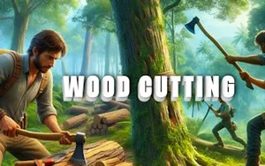 Wood Cutting - simulation game, play online free, no download