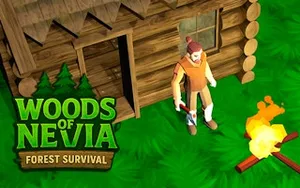 Woods of Nevia: Forest Survival - adventure game, play online free, no download