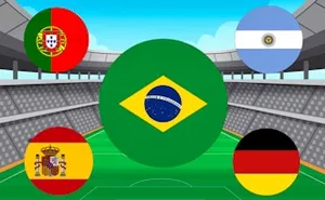 World Cup Flag Match - puzzle game, play online free, no download