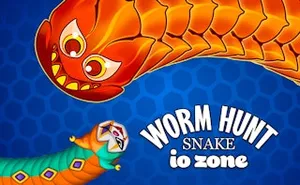 Worm Hunt - Snake game iO zone - io game, play online free, no download